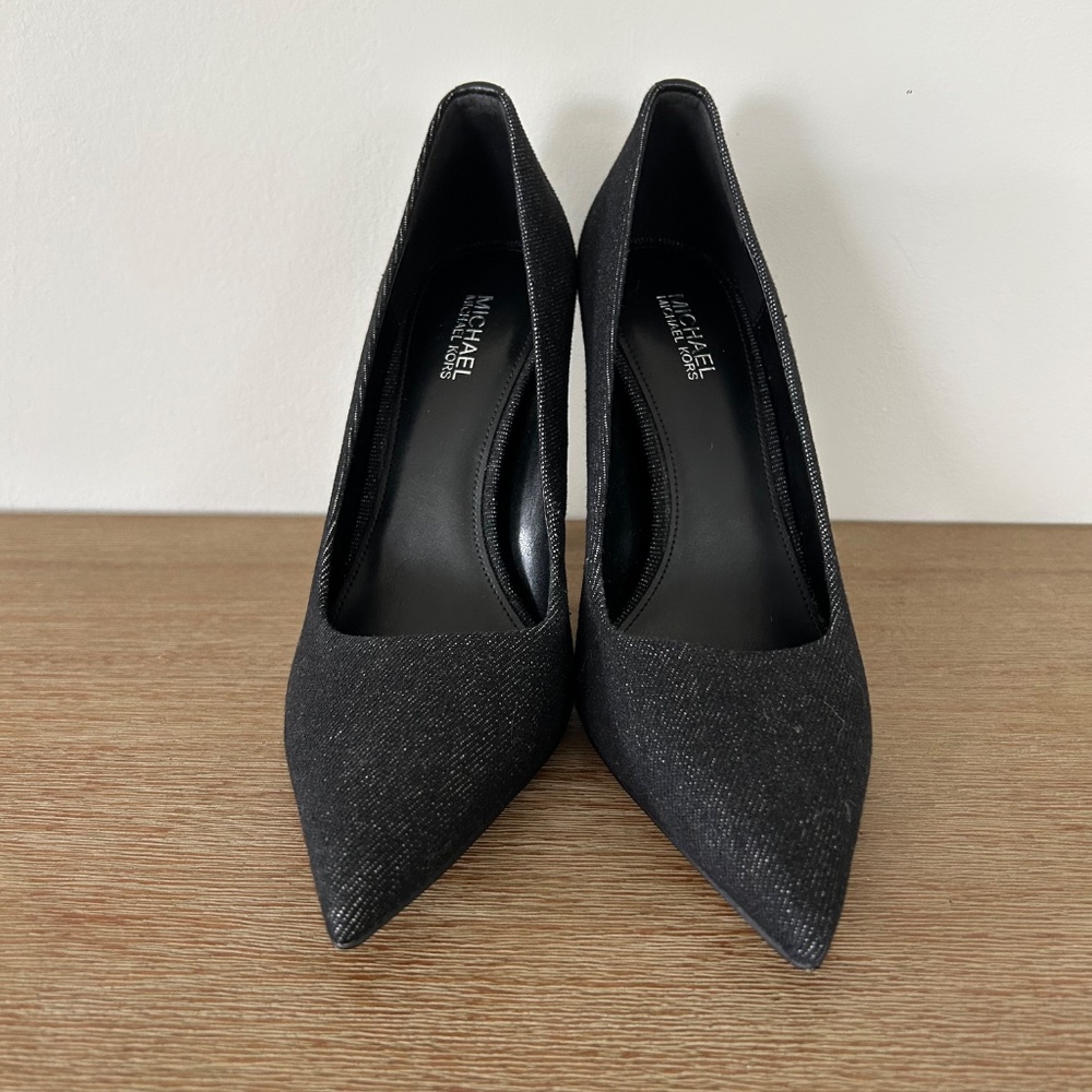 Michael Kors Amara Pump | Size 6M | Black Denim | Market Sample | New - Picture 2 of 13